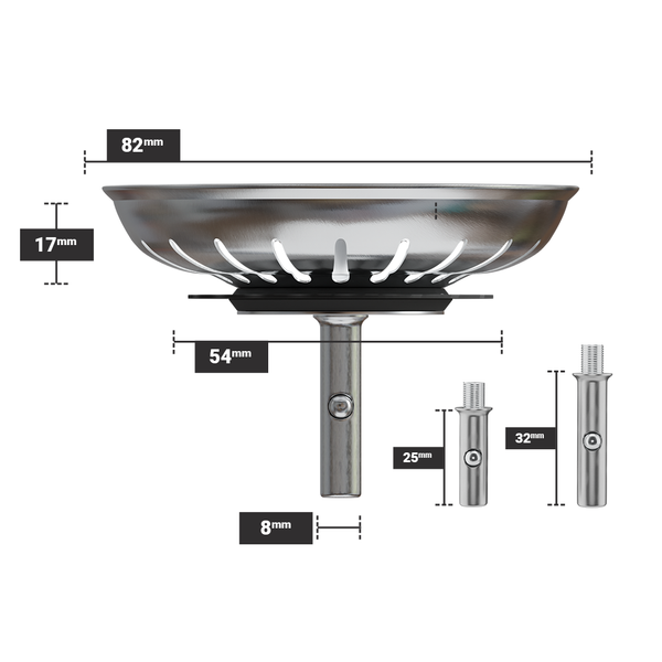 82 mm Kitchen Sink Strainer