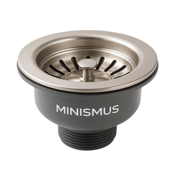 Sink Drain with Basket Plug – Ø110mm Outer Diameter, G1 1/2 Connection