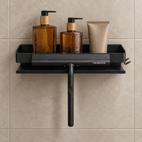 Shower Caddy with Hanging Squeegee