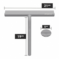 Raschietto per doccia compatto con gancio magnetico 21 cm