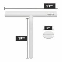 Raschietto per doccia compatto con gancio magnetico 21 cm