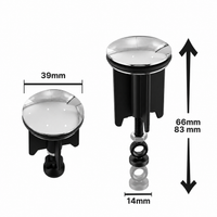 Tappo di scarico per lavabo e bidet 40mm