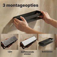 Duschablage Basket aus Edelstahl, 30 cm