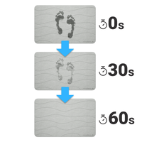 Quick Dry Diatomite Bath Mat - 60x40cm