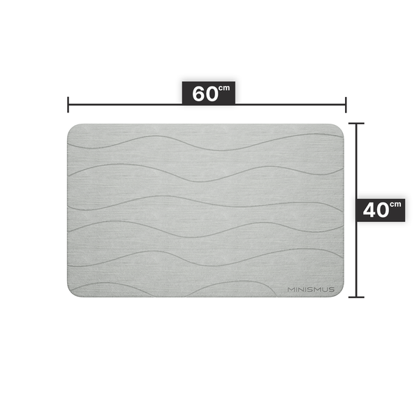 Diatomit-Badematte 60×40 cm 