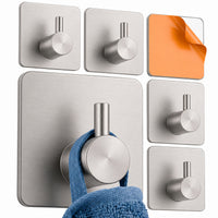 Wall Hook Square Base - Brushed SS