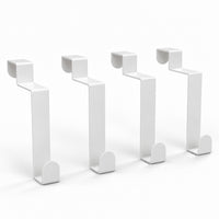 Lot de 4 Crochets de Porte pour Portes Feuillurées