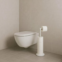 Porte papier toilette sur pied pour 5 rouleaux, base lestée