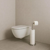 Porte papier toilette sur pied pour 5 rouleaux, base lestée