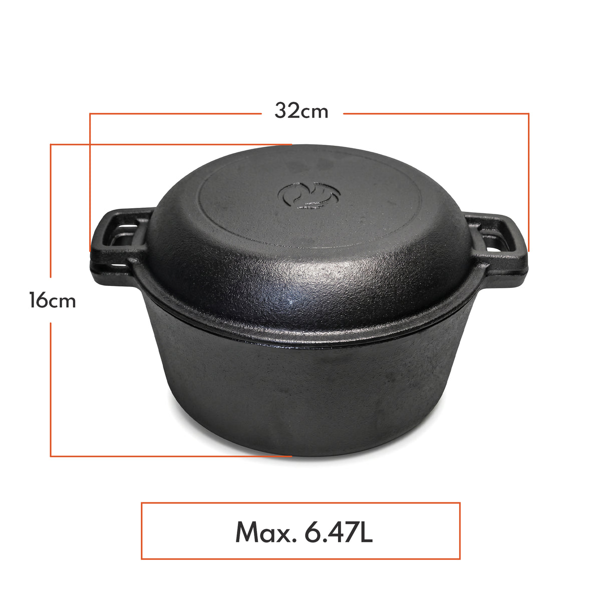 Minismus Gietijzeren Kookpot met Broodbakset