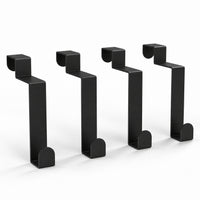 Lot de 4 Crochets de Porte pour Portes Feuillurées