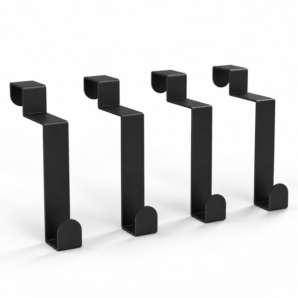 4-Pack Deurhaken voor Opdekdeuren