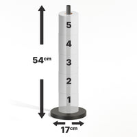 Supporto per Carta Igienica da Terra per 5 Rotoli Extra