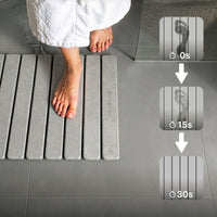 Tapis de bain en diatomite à séchage rapide – 60x40cm