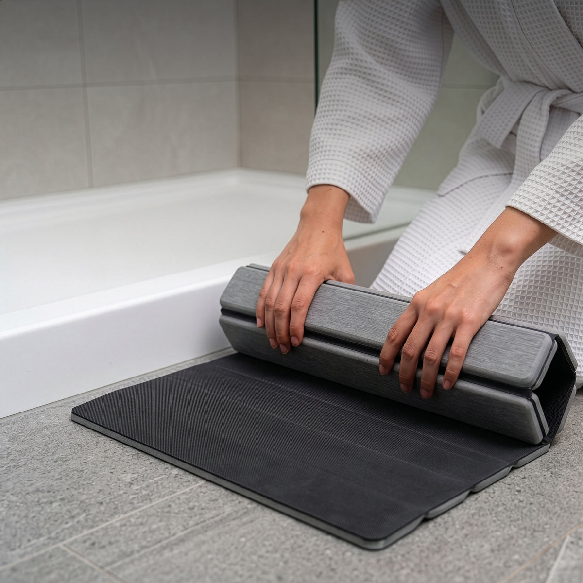Tapis de bain en diatomite à séchage rapide – 60x40cm