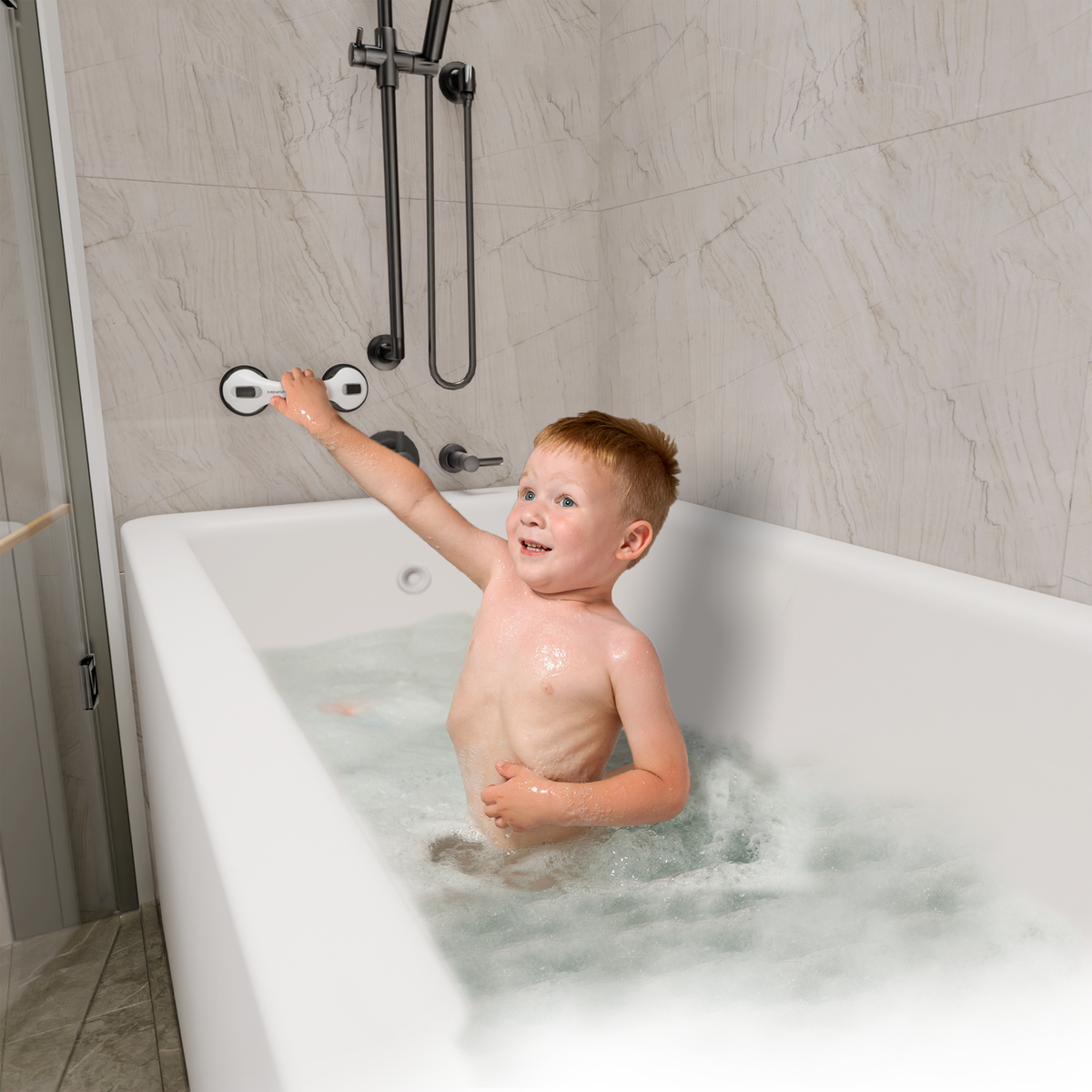 Suction Cup Bathroom Handle - 2 Pack