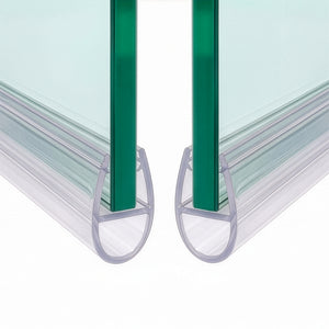Duschdichtung D-Profil, 2 × 1 m, für 6–8 mm Glas