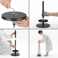 Supporto per Carta Igienica da Terra per 5 Rotoli Extra