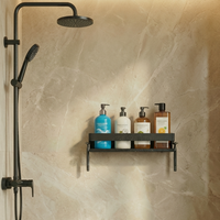 Doucheplankje 30 cm Roestvrij Staal - Wandmontage Opties