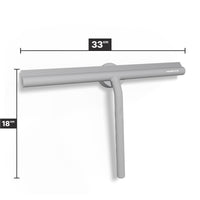 Raschietto per doccia extra largo con gancio magnetico 33 cm