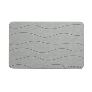 Tapis de bain en diatomite 60 × 40 cm, séchage rapide et antidérapant