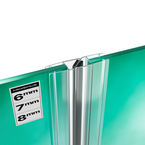 Verticale Doucheafdichting met Magnetische Sluiting 200cm 