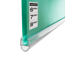 Duschdichtung D-Profil – 2×1 m für 6–8 mm Glas