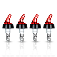 4cl Dosing Bottle Pourers - Set of 4