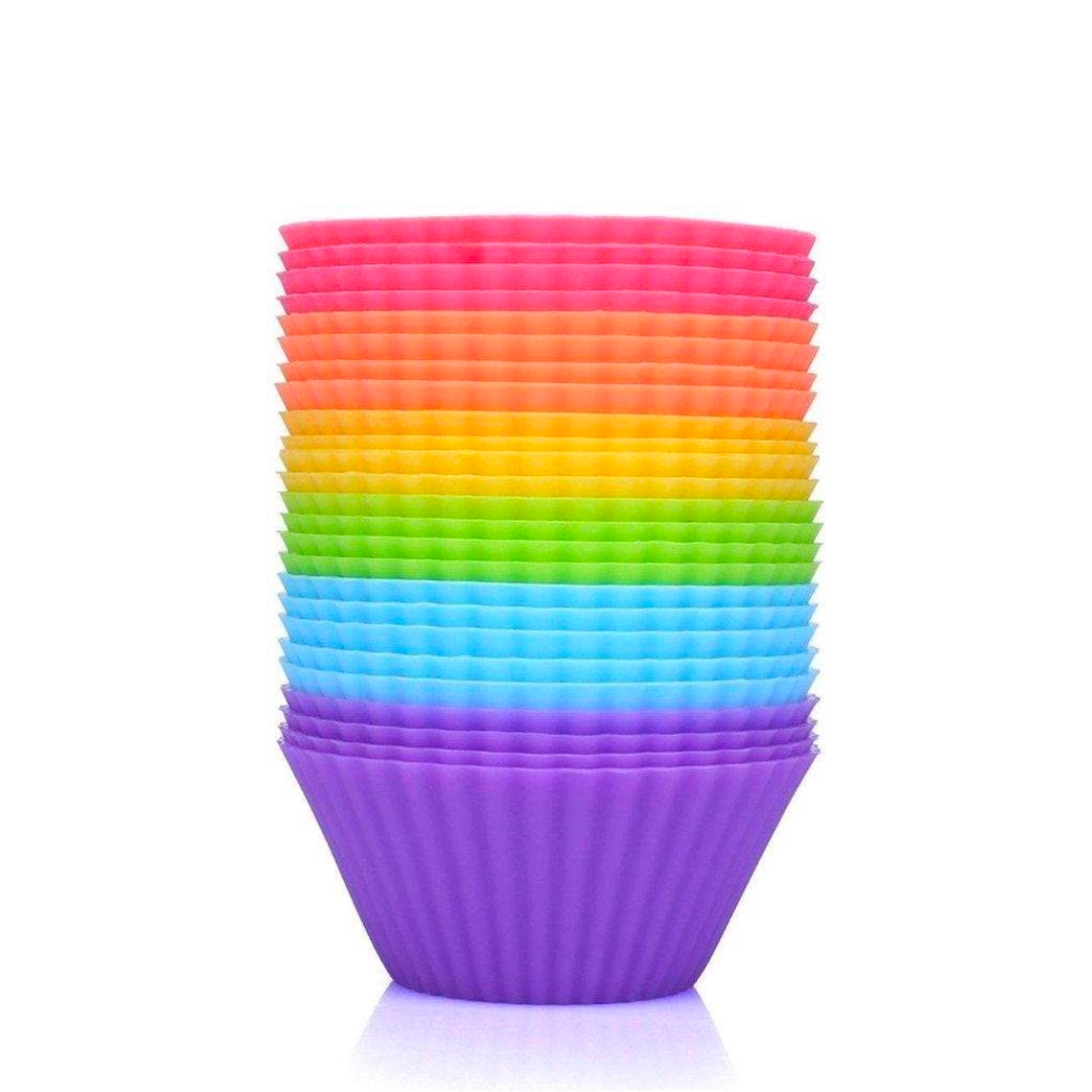 Coppette per Cupcake Riutilizzabili 24 Pezzi