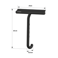 Hangwipe Douchewisser 21 cm met ingebouwde haak