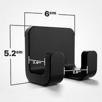 Silicone Razor Holder with Wall Adhesive, Space-Saving Design