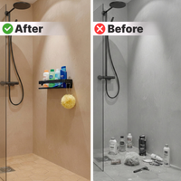 Shower Shelf Basket Stainless Steel with Multiple Wall Mounting Options