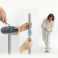 Supporto per Carta Igienica da Terra per 5 Rotoli Extra