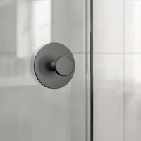 Wall Hook Round Base Black – Self Adhesive Set of 6