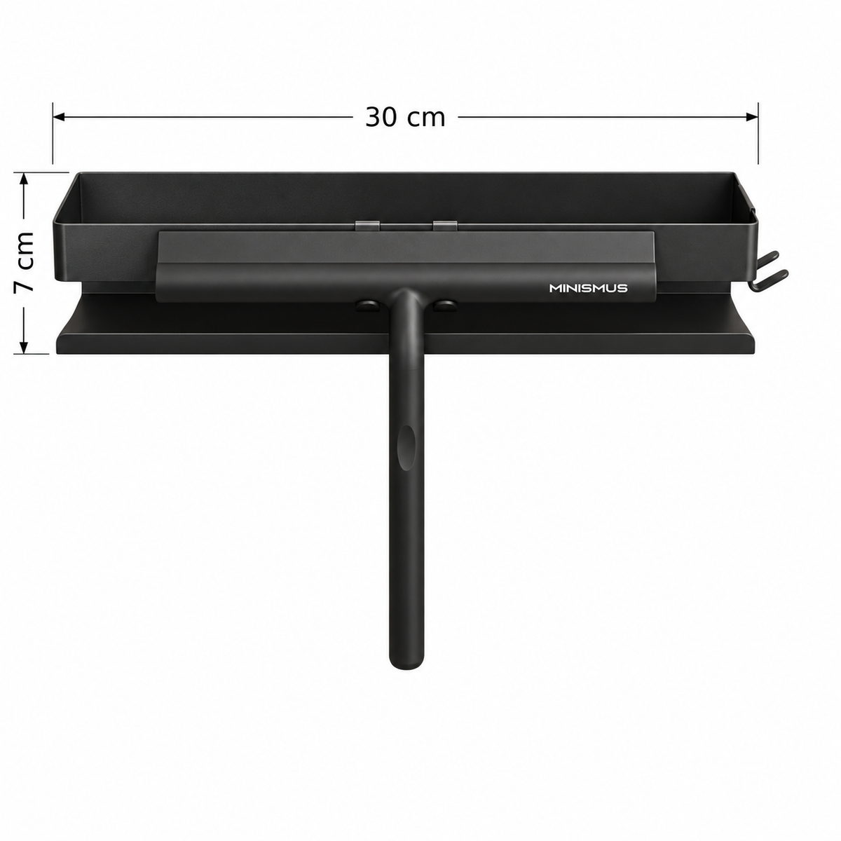 Shower Caddy with Hanging Squeegee