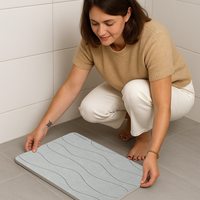 Quick Dry Diatomite Bath Mat - 60x40cm