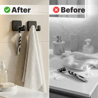 Silicone Razor Holder with Wall Adhesive, Space-Saving Design