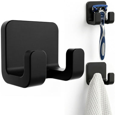 Silicone Razor Holder with Wall Adhesive, Space-Saving Design