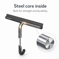 Hangwipe Douchewisser 21 cm met ingebouwde haak