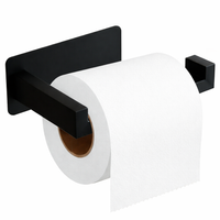 Tissue Roll Holder Hanging Model, Extra Thin Stainless Steel, No-Drill Installation