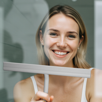 Extra Wide Shower Squeegee with Magnetic Hook 33 cm