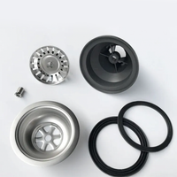 Sink Drain with Basket Plug – Ø110mm Outer Diameter, G1 1/2 Connection
